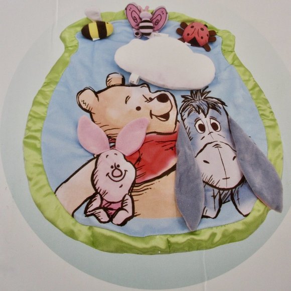 NEW Disney Winnie the Pooh Honey Pot Tummy Time Eeyore Piglet Play Mat Walgreens - Picture 2 of 7